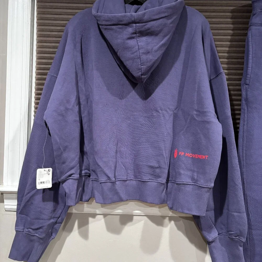 FP Movement Women's Undefeated Cotton Blend Hoodie & Jogger Set SZ: M - Picture 7 of 16